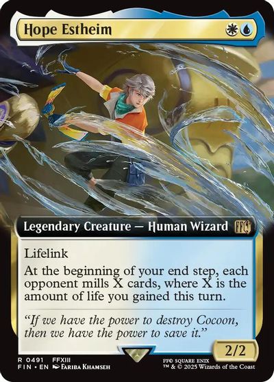 Hope Estheim (Extended Art) card art