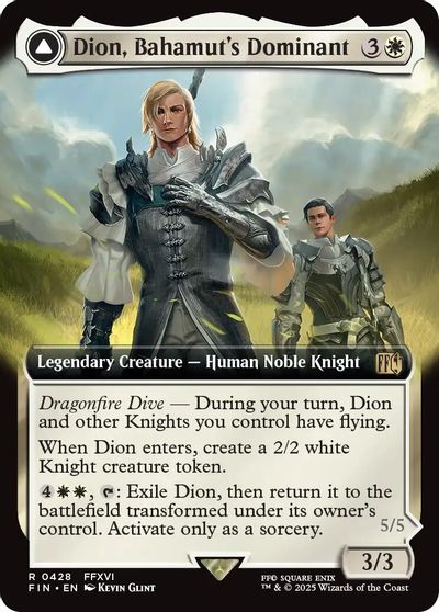 Dion, Bahamut's Dominant (Extended Art) card art