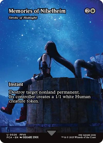 Memories of Nibelheim - Stroke of Midnight (Showcase) card art