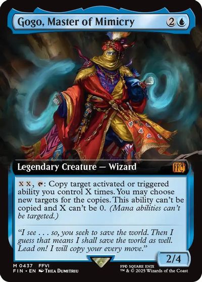 Gogo, Master of Mimicry (Extended Art) card art