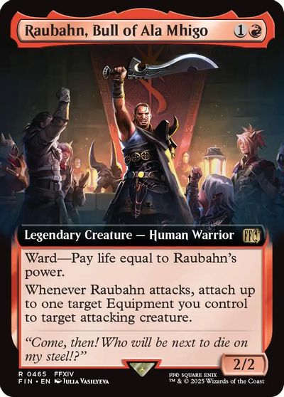 Raubahn, Bull of Ala Mhigo (Extended Art) card art