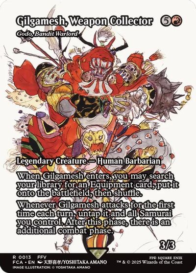 Gilgamesh, Weapon Collector - Godo, Bandit Warlord (Showcase) card art