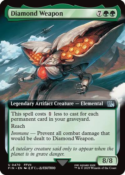 Diamond Weapon (Extended Art) card art