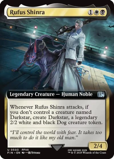 Rufus Shinra (Extended Art) card art
