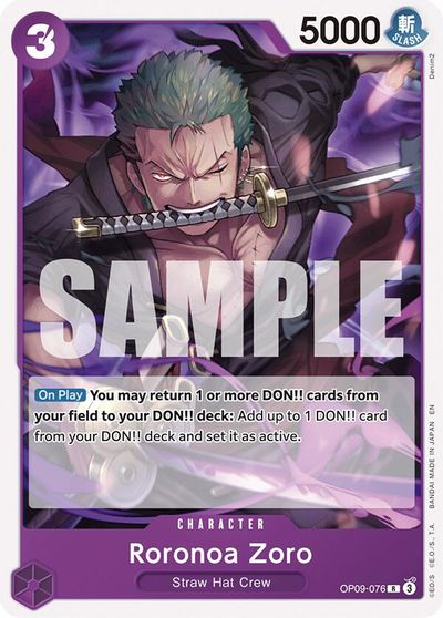 Roronoa Zoro (Reprint) card art