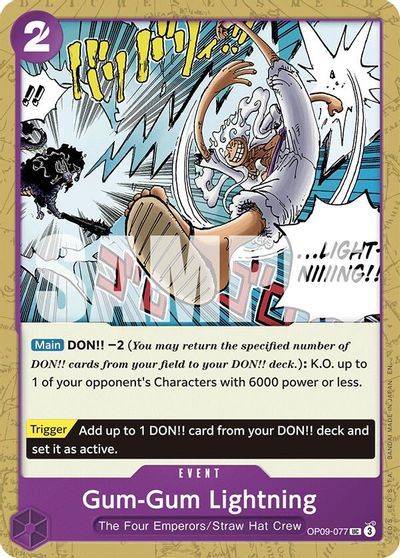 Gum-Gum Lightning (Reprint) card art
