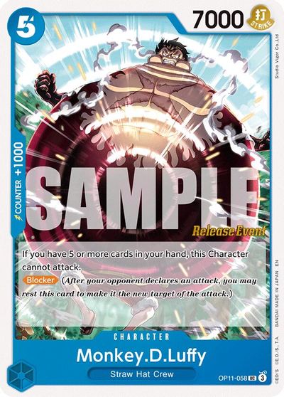 Monkey.D.Luffy (058) card art