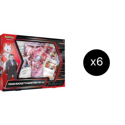 Team Rocket's Mewtwo ex Box Case card art