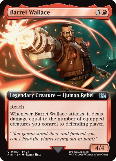Barret Wallace (Extended Art) card art