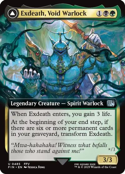 Exdeath, Void Warlock (Extended Art) card art