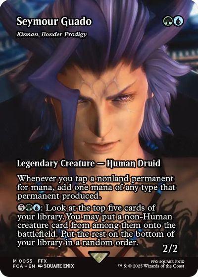 Seymour Guado - Kinnan, Bonder Prodigy (Showcase) card art