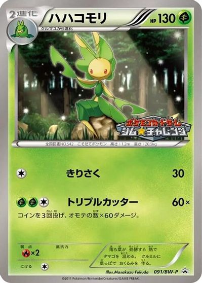 Leavanny - 091/BW-P card art