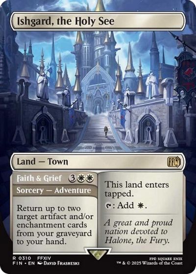 Ishgard, the Holy See (Borderless) card art