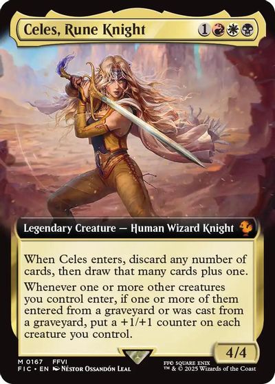 Celes, Rune Knight (Extended Art) card art
