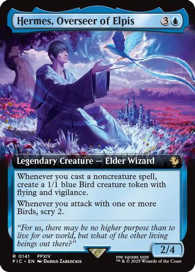 Hermes, Overseer of Elpis (Extended Art) card art