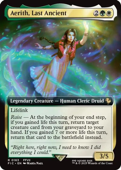 Aerith, Last Ancient (Extended Art) card art