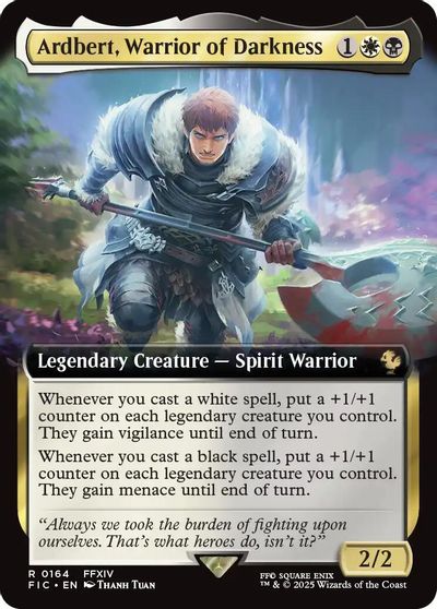 Ardbert, Warrior of Darkness (Extended Art) card art