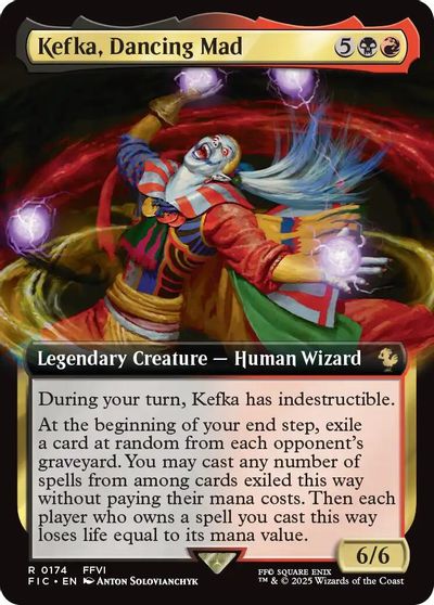 Kefka, Dancing Mad (Extended Art) card art