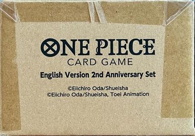 One Piece English Version 2nd Anniversary Set (Sealed Promotional Bundle) card art
