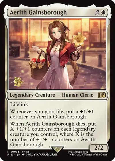 Aerith Gainsborough card art