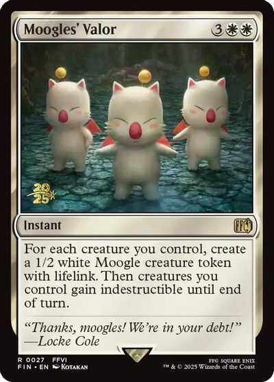 Moogles' Valor card art