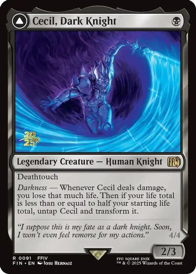Cecil, Dark Knight card art