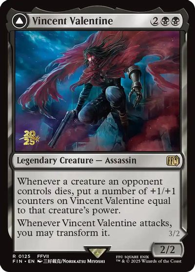 Vincent Valentine card art