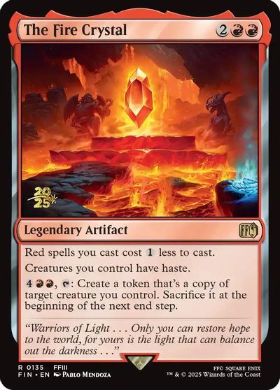 The Fire Crystal card art