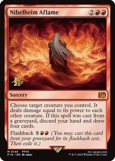 Nibelheim Aflame card art
