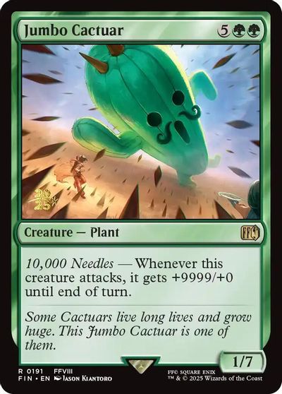 Jumbo Cactuar card art