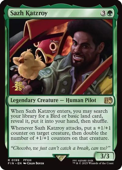 Sazh Katzroy card art