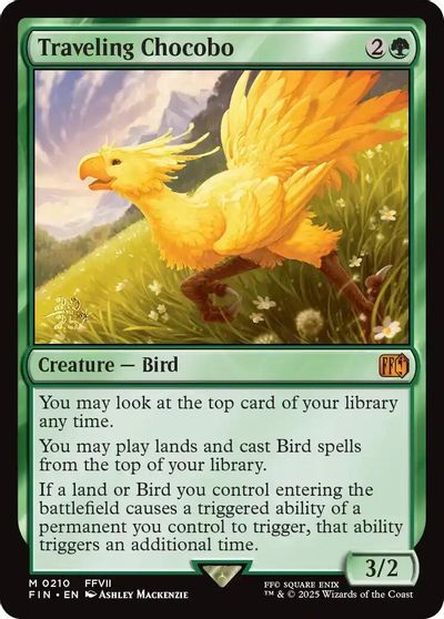 Traveling Chocobo card art