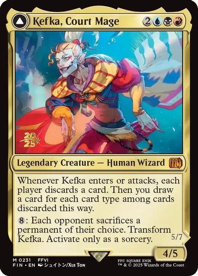 Kefka, Court Mage card art