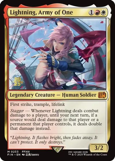 Lightning, Army of One card art