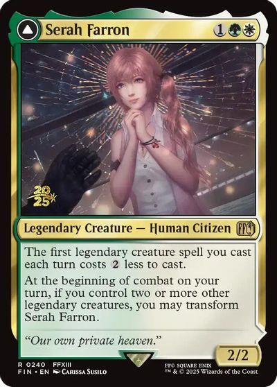 Serah Farron card art