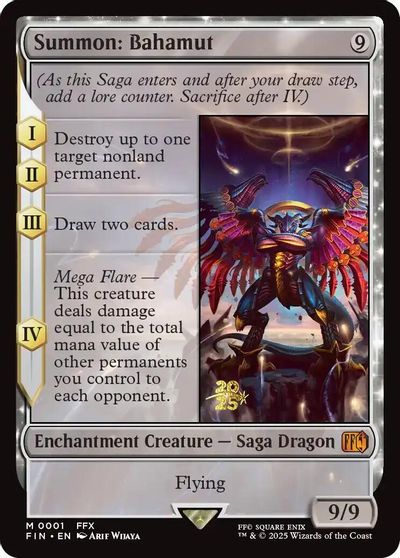 Summon: Bahamut card art