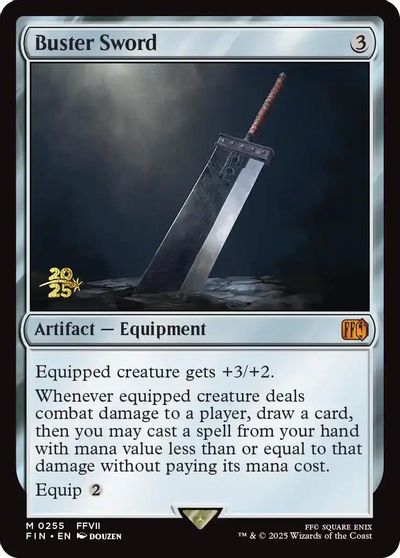 Buster Sword card art