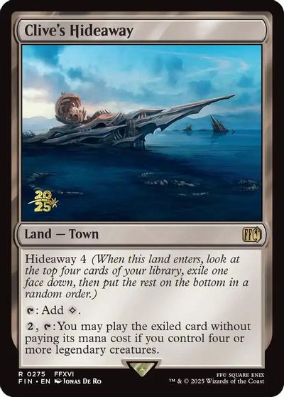 Clive's Hideaway card art