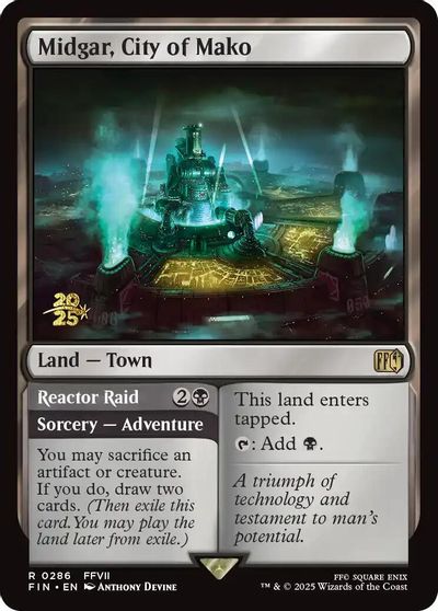 Midgar, City of Mako card art