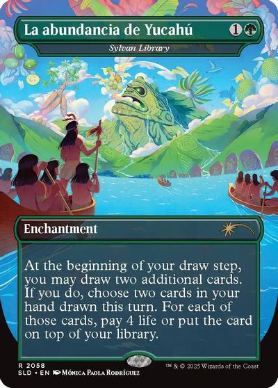 La abundancia de Yucahú - Sylvan Library card art