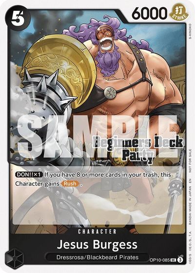 Jesus Burgess (Beginners Deck Party [ST-23] - [ST-28] Participation Pack) card art