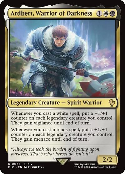 Ardbert, Warrior of Darkness (Surge Foil) card art