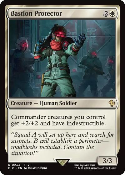 Bastion Protector (Surge Foil) card art