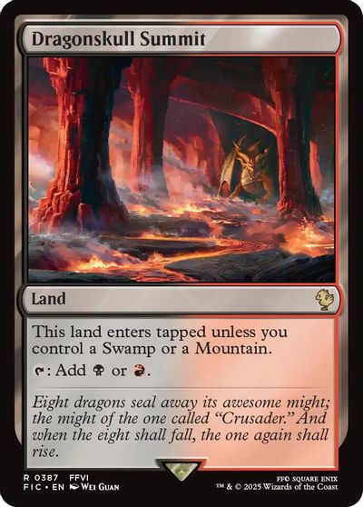 Dragonskull Summit (Surge Foil) card art