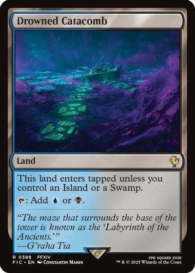 Drowned Catacomb (Surge Foil) card art