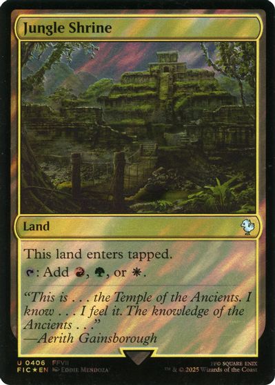 Jungle Shrine (Surge Foil) card art