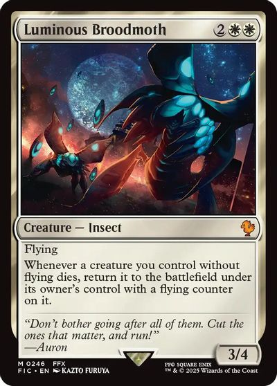 Luminous Broodmoth (Surge Foil) card art