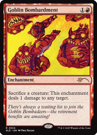 Goblin Bombardment (2024) card art