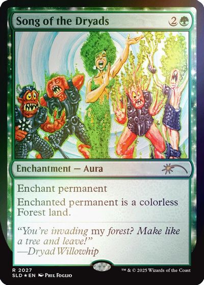 Song of the Dryads (2027) (Rainbow Foil) card art