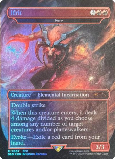 Ifrit - Fury (Rainbow Foil) card art